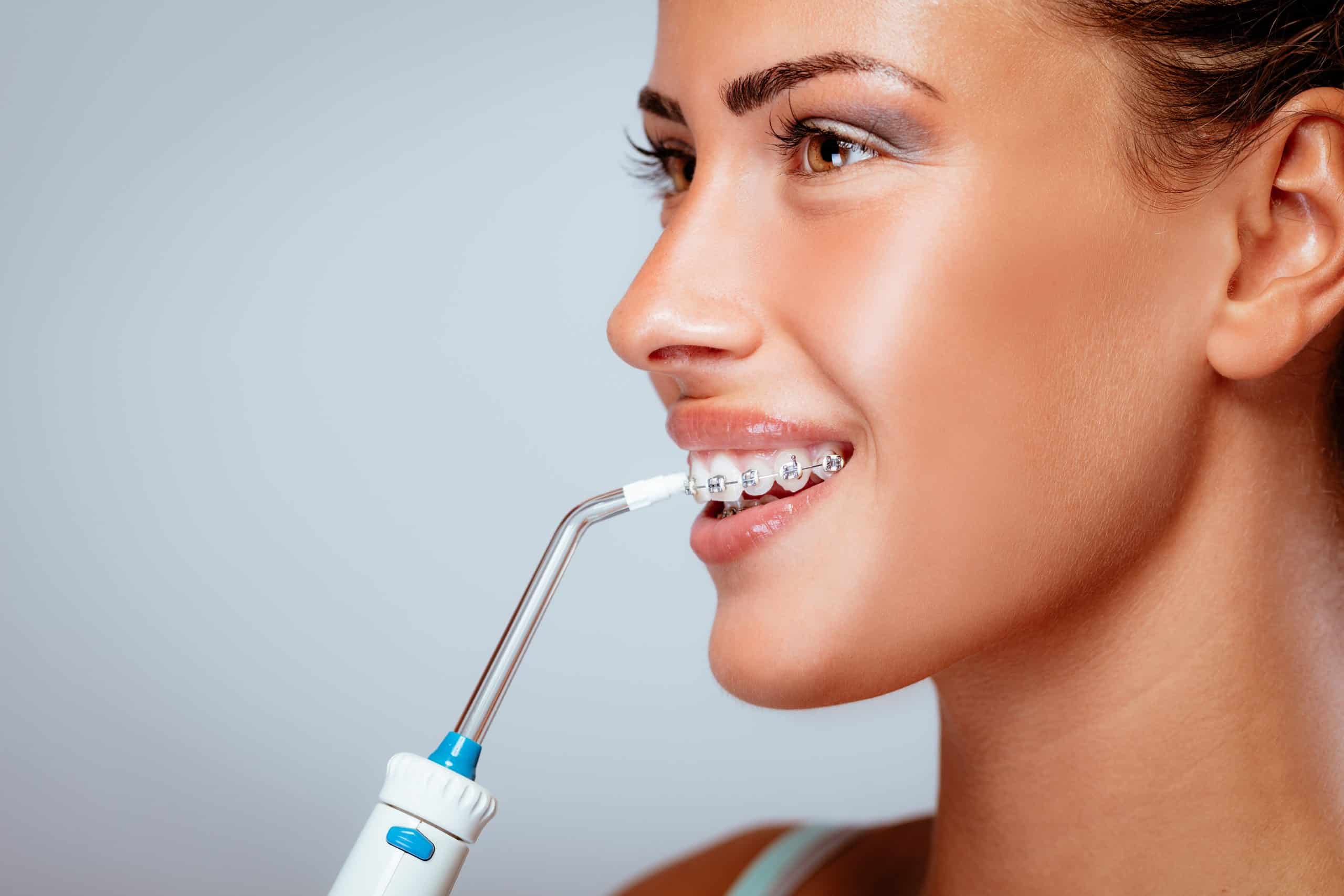Flossing helps remove food particles that get stuck between your teeth